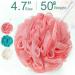 12 Pcs Long Handled Shower Loofah Back Scrubber Set for Men and Women - Exfoliating and Cleaning Bath Body Brush and Sponge Poufs - Buy Online on SooperMarket.com