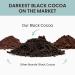 The Cocoa Trader Dutch Processed Black Cocoa Powder 1lb - 100% Authentic Cacao Beans - Unsweetened Dark Cocoa Powder for Baking, Coffee, Smoothies - Natural Coloring Agent - 1 Pound Pack - Buy Online on SooperMarket.com