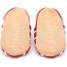 Dotty Fish Soft Leather Toddler Shoes for Boys | Non-Slip Suede Soles | Red Anchors | 2-3 Years - Buy Online on SooperMarket.com