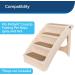 PetSafe CozyUp Folding Pet Steps Replacement Treads - Traction or Carpet Styles in Black Tan & Brown - Durable Fabric -Shop Now! - Buy Online on SooperMarket.com