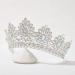 SWEETV Vintage Baroque Wedding Tiara for Bride | Jeweled Queen Crown - Ideal for Birthday, Quinceanera, Prom - Multicolored - Buy Online on SooperMarket.com