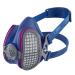 GVS ELIPSE P100 Elastomeric Half Mask Respirator with Source Control for Healthcare Professionals with Replaceable and Reusable Filters Included