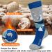 Merino Wool Kids Ski Socks - Warm Thermal Knee-high Snowboard Socks (2 Pairs) - Grey Blue - Boys Girls Toddler - Small - Buy Online on SooperMarket.com