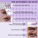 B & Q Eyelash Extensions Set | 30D + 40D DIY Spike Lash Kit - Bond & Seal & Tweezers Included | Multi-Style Mix (10-16 Mix) | Perfect for Professional or DIY Use - Buy Online on SooperMarket.com