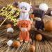 Kigley 25 Pcs Highland Cow Cake Toppers Highland Cow Figurine Foam Balls Mini Balloons Cake Toppers Acrylic Birthday Highland Cattle Cake Decoration for Highland Cow Farm Animal Birthday Party - Buy Online on SooperMarket.com