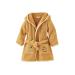 Vertbaudet Baby Bathrobe Lion 80 Mustard Yellow