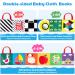Synearry Color Baby Fabric Book | Interactive Picture Book with Mirrors | Toddler Perception Learning Toy | Perfect Gift for Babies 0-6 Months - Buy Online on SooperMarket.com