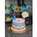 Glitter Mermaid Theme Birthday Cake Topper with Seaweed and Mermaid Cake Cupcake Toppers for Girls Mermaid Themed Birthday Cake Party Decorations. Black - Buy Online on SooperMarket.com