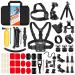 HONGDAK Action Camera Accessories Kit for GoPro Hero 11 10 9 8 7 6 5 4 3 3+, for Gopro Accessory with Carry Bag for Universal Action Camera GoPro Max GoPro Fusion Insta360 DJI Osmo AKASO and More