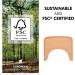 Hauck Alpha+ Wooden Tray Natural - FSC Sustainable Certified Beechwood Elevated Highchair Tray Easy to Clean - Buy Online on SooperMarket.com