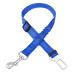 Oyefly Universal dog seat belt for the car 1 piece of dog safety belt with elastic jerk damping and strong carabiners for all dog breeds and cats & car types (blue)