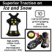 Limm Ice Snow Traction Cleats - Lightweight Crampon Cleats for Snow & Ice - Anti Slip Grippers for Shoes and Boots Medium Size - All Purpose Use - Buy Online on SooperMarket.com