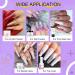 Saviland 24 Colors Nail Mica Powder - 10g Pigment Nail Powder for Gel Polish, Shimmer Acrylic & Poly Nails - DIY Color Nail Art - Buy Online on SooperMarket.com