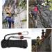 Ginee Black Static Climbing Rope 10mm Diameter - 50FT Length | Durable and Strong Rope for Climbing and Outdoor Adventures - Buy Online on SooperMarket.com