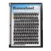 DIY Eyelash Extensions Tray - 120 Cluster Wide Stem Soft Individual False Eyelashes (16mm) - Buy Online on SooperMarket.com