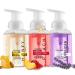 LOVERY Foaming Hand Soap 3Pack Moisturizing Hand Soap with Aloe Vera & Essential Oils Alcohol-Free Hand Wash in Honey Almond Pomegranate Peach Lavender Jasmine Scent for Kitchen Bathroom Honey Almond Peach Lavende...