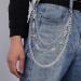 Silver Skull Jeans Chain - Hip Hop Rock Punk Gothic Biker Trouser Wallet Chain - Buy Online on SooperMarket.com