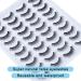 20 Pairs Natural Faux Mink False Eyelashes | Handmade & Reusable | Fluffy Volume Long Thick Lashes | 12mm | Pack of 1 - Buy Online on SooperMarket.com