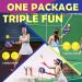 DULCE DOM Pickleball Paddles Set - USAPA Approved, Fiberglass Surface Racket with Balls & Bag, Ideal Training Equipment for Men & Women - Buy Online on SooperMarket.com