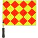 AGORA Pro Line Duo Premium Rotating Soccer Referee Flags with Case - Red/Yellow - Buy Online on SooperMarket.com