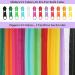36 Yards 12 Small Nylon Zippers Assorted Colors with 120 Plastic Sliders - Sewing Supplies - Buy Online on SooperMarket.com
