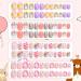 Kalolary 144 PCs Unicorn Pattern Children's Press-On Nails Set | Short Full Cover Artificial Fingernails with Nail Glue Sticker - Perfect Gift for Kids - Buy Online on SooperMarket.com