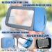 VOCA Magnifying Glass with Light 3X Large Rectangle Reading Magnifier with 10 LEDs for Seniors with Macular Degeneration Newspaper Books Small Print for Low Visions (Blue) - Buy Online on SooperMarket.com