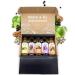 Timber Taste vinegar & oil gift set women nutty - 5 exquisite essential & food oils 5x40ml - Kochbox Koch Set - Unusual Mother's Day gift for mom - Cool Mother's Day Gift Set Nutig Delicious