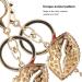 2Pcs Sparkling Lips & Lipstick Keychain Set - Red Bling Charm for Keys, Purse, Bags - Buy Online on SooperMarket.com