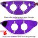 Joyal Dog Harness - Reflective Soft Padded Air-Mesh for Small Dogs & Cats XXS (31-34cm) - Purple - Buy Online on SooperMarket.com