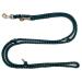 Dog leash Double Leash Practice line for medium dogs up to 45 kg over 39 colors very stable (2.80 m black fir) 2.80 m black fir