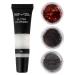 BYS Glitter Face and Body Kit Rebel - instant sparkle three pots assorted glitters experiment different textures and dimensions Glitter Fix Primer to set and hold in place