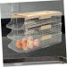 Alipis Clear Automatic Stackable for Plastic Fridge Dispenser Storage Tray Multi-Layer Organizer with - Buy Online on SooperMarket.com