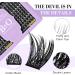 Lash Clusters 208 PCS Individual Eyelash Extensions D-8-16MM B05 Wispy Soft Comfortable Band False Lashes - DIY Lash Kit B05+B05 - Buy Online on SooperMarket.com