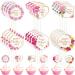 Happy Mother s Day Cupcake Toppers 24PCS Best Mom Ever Floral Cake Toppers Mother s Day Cake Decorations Mother Birthday Party Decorations Supplies - Buy Online on SooperMarket.com