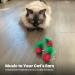 Petstages Straw-Babies Dental Care Toy for Cats | Catnip-Infused Mesh Material | Pack of 3 Pink Strawberries - International Shipping Available - Buy Online on SooperMarket.com