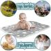 Breathable Washable Baby Diaper Wrap Pad | 50x70 cm Zigzag Gray | Reusable Infant & Toddler Ceiling Pad - Buy Online on SooperMarket.com