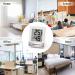 ThermoPro TP49 Digital Mini Thermo-Hygrometer | Accurate Indoor Temperature & Humidity Monitor | Ideal for Greenhouses & Living Rooms | Smiley Indicator | White - Buy Online on SooperMarket.com