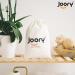 JOORY Natural Exfoliating Loofah Sponge - 3 Pack Egyptian Body Scrubber | Biodegradable Shower Luffa Pad - Buy Online on SooperMarket.com