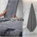 Bathroom Towel Set Dark Gray 4-Pack | Ultra Soft 600GSM Microfiber Bath Towels | Highly Absorbent & Quick Dry | Oversized Spa Hotel Luxury Shower Towels | 35x70 Large Plush Towels | Dark Gray 4-Piece Set - Buy Online on SooperMarket.com