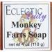 Monkey Farts Glycerin Soap by Eclectic Lady 4 oz Bar