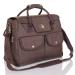 LCP Kids Changing Bag Set - 5-Piece Mat Pacifier & Stroller Holder - Brown | International Shipping - Buy Online on SooperMarket.com