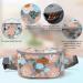 Hanfetch Yarn Crossbody Waist Bag- Small Yarn Storage Organizer (Flower-Grey) - Buy Online on SooperMarket.com