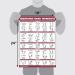 Palace Learning 3-Pack - Resistance Tapes & Bodyweight Exercises Poster Set | 18x24 Laminated Training Tables for Home Workouts - Buy Online on SooperMarket.com