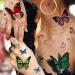 EGMBGM 6 Large Colorful Butterfly Temporary Tattoos - Realistic 3D Decals for Women, Girls, and Adults - Buy Online on SooperMarket.com