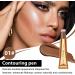 Contour Beauty Wand - Liquid Face Concealer with Cushion Applicator for Natural Matte Finish - Lightweight and Blendable Cream Contouring Stick - Cruelty-Free - 01 Contouring Pen - Buy Online on SooperMarket.com