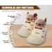 Dookeh Baby Shoes | Non Slip Soft Sole Sneakers for Boys & Girls | 6-9 Months | Brown - Buy Online on SooperMarket.com