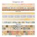 AEBORN Gold Vintage Washi Tape - Foil Washi Masking Tape Set with Gift Box - Aesthetic Decorative Tape Perfect for Bullet Journal  Scrapbook  DIY Crafts AGorgeous art - Buy Online on SooperMarket.com