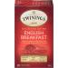 Twinings English Breakfast Individually Wrapped Tea Bags | Smooth Flavourful Black Tea | 20 Count (Pack of 6) | Enjoy Hot or Iced English Breakfast 20 Count (Pack of 6) - Buy Online on SooperMarket.com