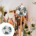 HOMSFOU 2pcs Christmas Wreath Decorative Wreath Christmas Front Door Wreath Winter Wreath Holiday Wreaths Harvest Wreath Rustic Holiday Door Wreath Xmas Reef Artificial Pvc Merry Christmas - Buy Online on SooperMarket.com